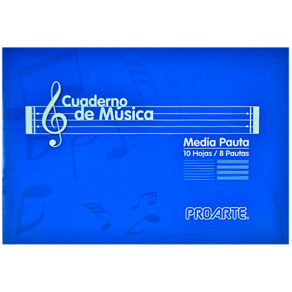 Cuaderno Musica Proarte/Torre Media Pauta